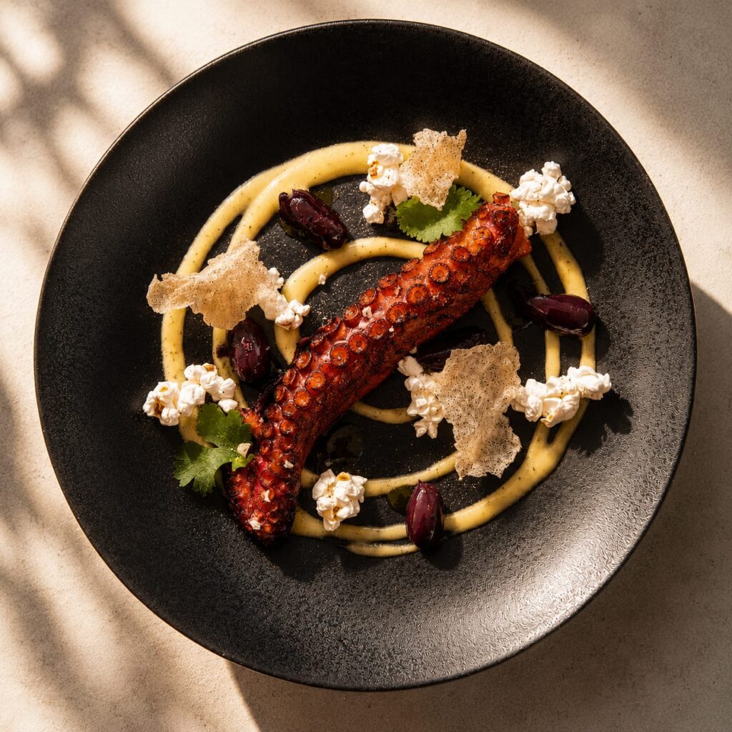 Gastronomic dinner by a private chef at Villa Kyma in Aegina